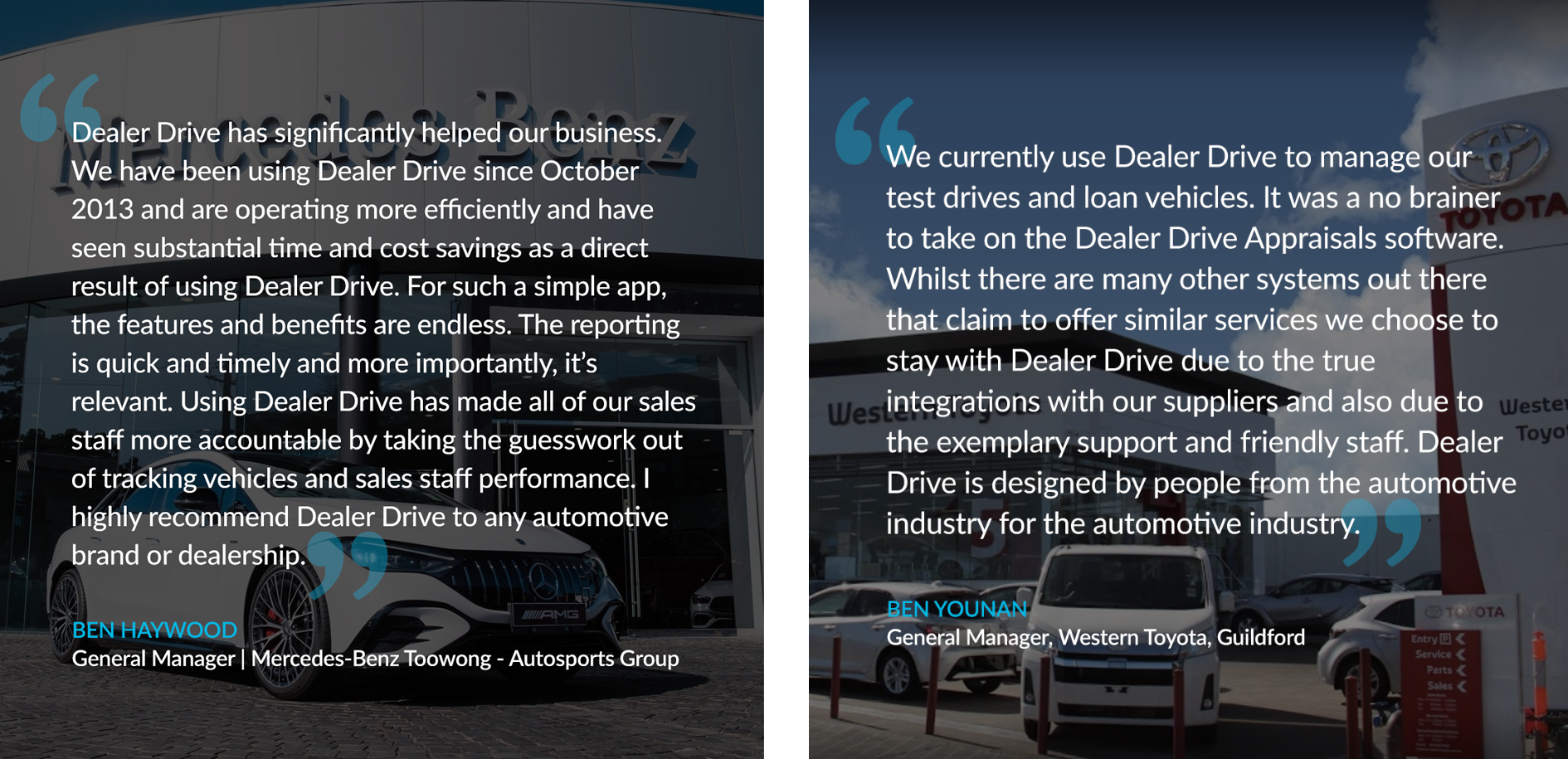 Carsales Testimonials